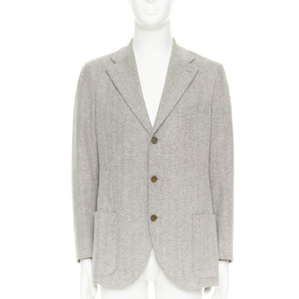 Loro Piana Cotton Single Breasted Blazer
